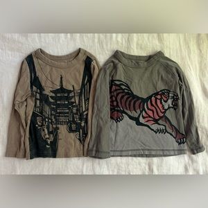 Bundle of 2 Tea Collection Long Sleeve T-Shirts